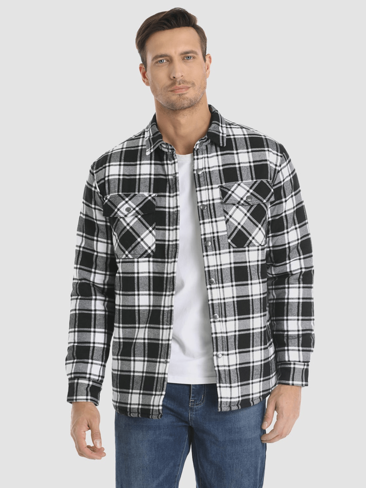 Nathan™ Veste en flanelle à carreaux